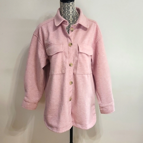 [M] H&M Pink Shacket, women - Picture 1 of 8